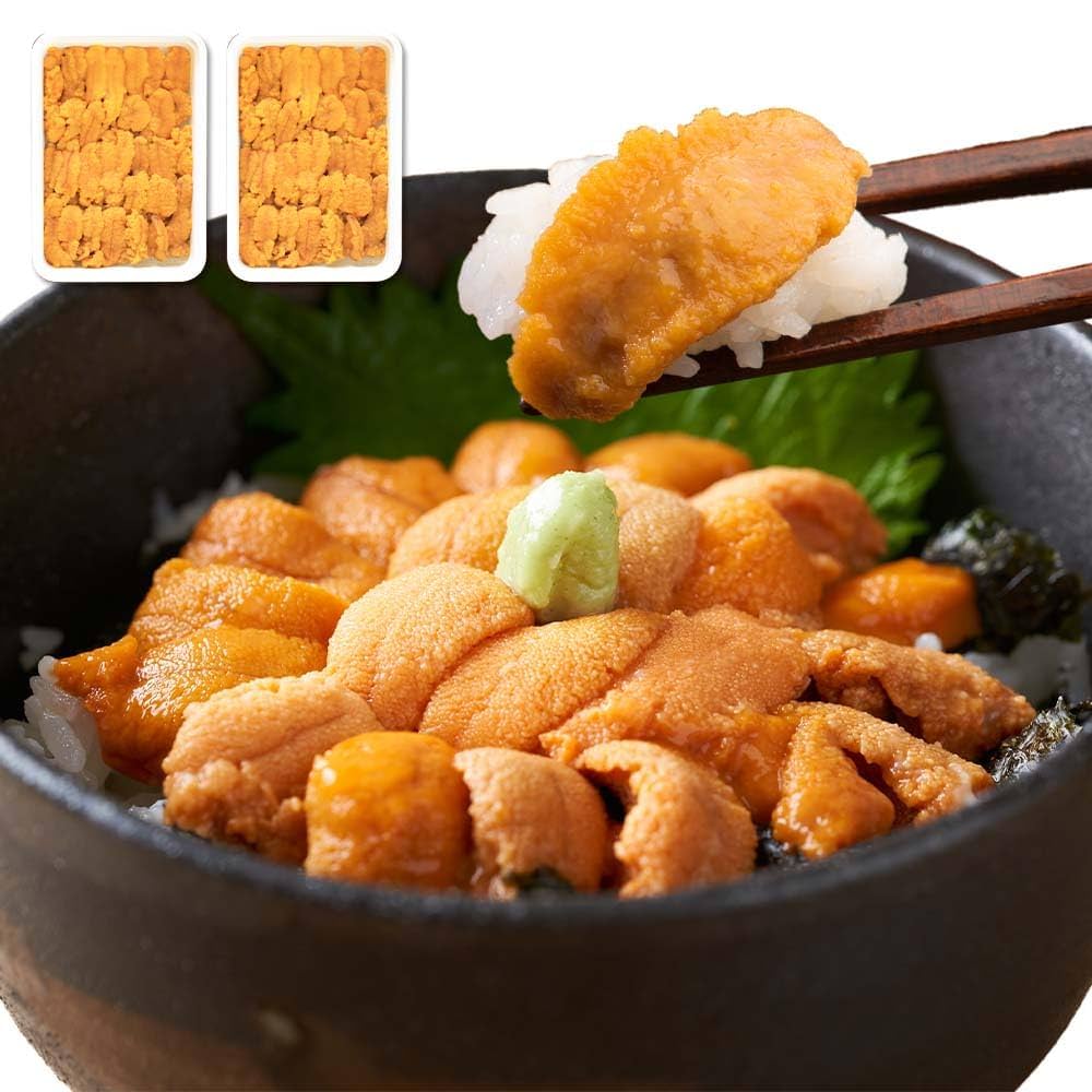 Amazon.co.jp: ウニ 200g（100g×2個） うに 冷凍雲丹 無添加 高